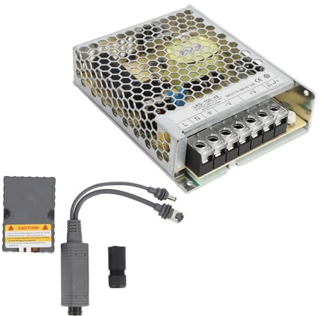 Luocute Injecteur PoE 150 W, Alimentation CA avec Sortie 48-57 V 3 A et Protection ESD, Adaptateurs Réseau CPL pour Mini Système Réseau et Kits Satellite