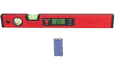 Righello di livello digitale Gearwell, goniometro elettronico inclinometro con cercatore angolare magnetico da 400 mm con display LCD in lega di alluminio per la lavorazione del