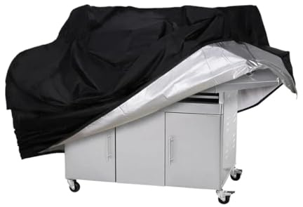 Grillöverdrag för grill vattentät tung belastning skyddande för rund regnrock grill tillbehör(100x60x150 cm)