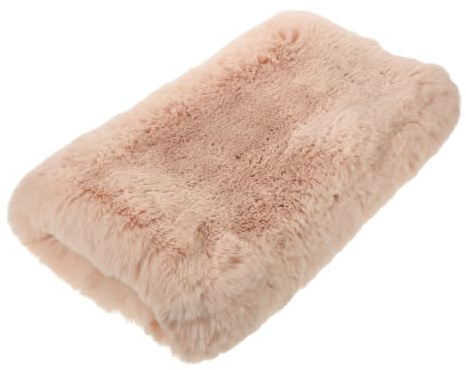 Abaodam Hand Warmer Hand Muff Warmer Thickened Plush Faux Fur Beige for Women Chilly Environments and Camping
