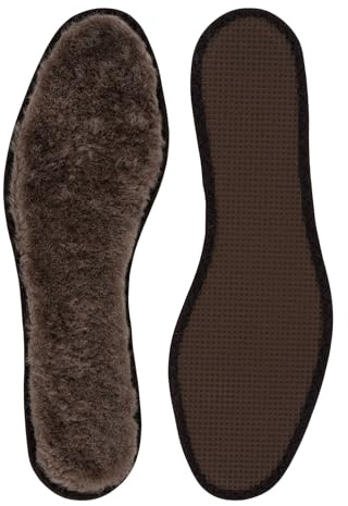 Bama Royal komfortinnersula av fint lammskinn för särskilt stark kyla, unisex vintervärme innersula, för fasta vinterskor, 36