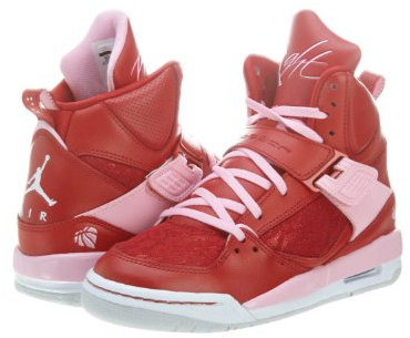 Jordan Ragazze Grade School Flight 45 Hi Prem (GS) Rosso Rosa 547769-605 7Y, Rosso, 16 EU