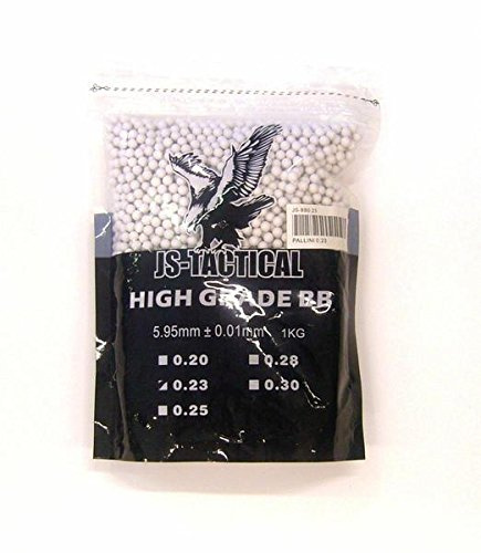 Pallini JS-Tactical 1 kg - 0.23 da Soft Air 4348 Pallini 6MM Prima QUALITA' Massima PRECISIONE