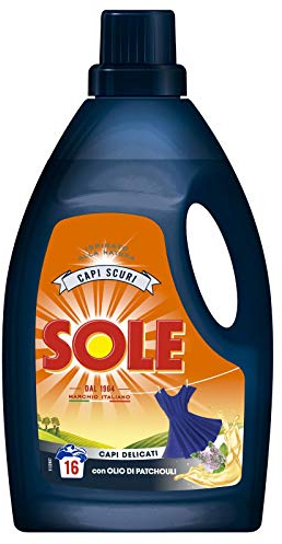 12 x Sol mano & Lavadora líquido lana Capi oscuros 16 lavados 1000 ml