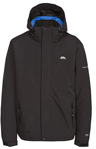 Trespass Donelly Mens Waterproof Jacket Black in Size - L