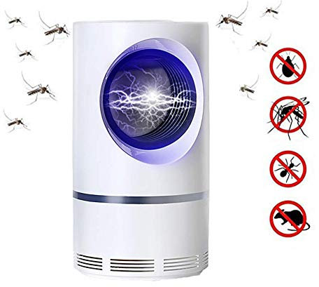 YOLL Lampada silenziosa per Uccisione di zanzariere fotocatalizzatore con fotocatalizzatore a LED per elettrodomestici antizanzare,Repellente per zanzare da Campeggio per Interni ed Esterni