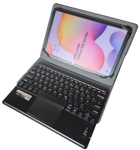 MQ Bluetooth Tastatur Tasche Mit Multifunktions-Touchpad für Samsung Galaxy Tab S6 10.5 | Hülle für Galaxy Tab S6 10.5 LTE SM-T865 WiFi T860 | Deutsch QWERTZ
