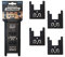 StealthMounts Organiseurs d'Outils pour Bosch 18v | Support de Rangement sans Fil | Lot de 4 | Organisateurs Noir