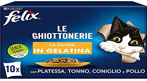 Felix Le Ghiottonerie 7613287496744 Kattmat, Brun, 85 g x 60 stycken