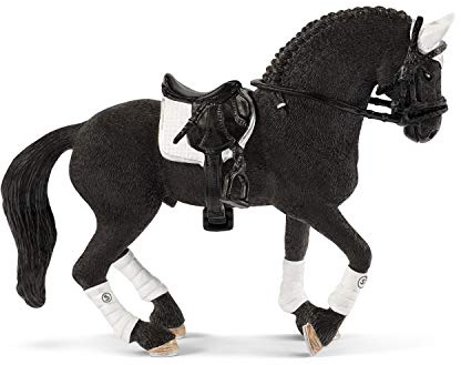 Schleich Horse Club | Friese Hengst Reitturnier 42457 | 4 Teile | Spielset ab 6 Jahren | Set mit Figuren, vielen Funktionen und zahlreichem Zubehör | detailgetreues Pferdespielzeug