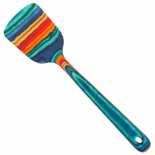 Totally Bamboo Baltique Montego Bay Collection 12-1/2 Wooden Spatula, Safe for Nonstick