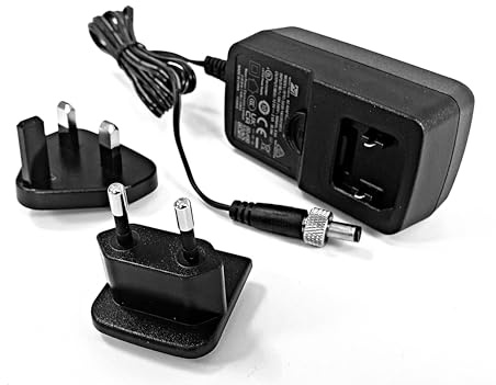 12 Volt 2.5Amp 30 Watt DC Lockable Power Supply Unit - Detachable/Swappable Plugs