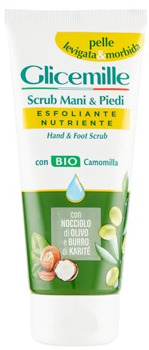 Glicemille Hand- & Fußpeeling mit Bio-Kamille, pflegendes Peeling, 100 ml