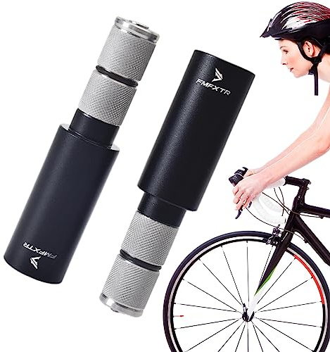 Novent Guidon, Extension Guidon vélo en Alliage d'aluminium, Accessoires rétractables Extensibles 10 cm lége pour vélos Route Montagne pliants