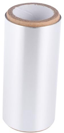 Housoutil 1 Rolle Dauerwellenfolie Haarisolationspapier Zinnfolie Friseur Dauerwelle Friseurfolie Haar-Highlights-Folien Alufolie Friseur Dauerwelle Folie Modellieren Haarteil Weiß