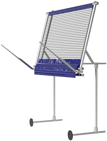 ASC Dachrandsicherung [6 Meter lang] Aluminium Dachgeländer - Schrägdachsicherung - Dacharbeitsgeländer - Baugerüst - Stabiles Arbeitsgerüst & Alu Gerüst - Leitergerüst