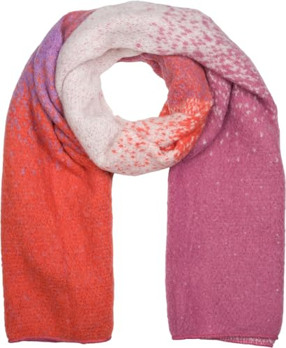 styleBREAKER Damen Web-Schal Pixel Farbverlauf Ombré Look | 53x200 cm XXL-Format, wärmendes weiches Gewebe für den Winter. Fließende Farbübergänge. Flexibel als große Stola drapierbar.