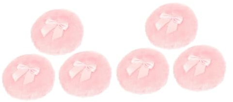 Toyvian 6stücke Babypuder Quaste Mit Schleifen-design Ultraweich Und Für Empfindliche Für Körper Und Gesichtspuder Praktische Nutzung Für Erwachsene