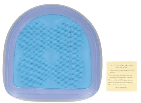 YFSAN Inflatable Spa and Hot Tub Booster Seat Suction Cups Non Slip Supportive Booster Seat Cushion (Blue)