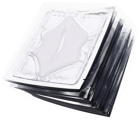 WOFASHPURET 25 Stück Feuchtigkeitsspendende Gel Lippenmasken Weiß Kollagen Lippenpflegepads Für Frauen Sanfte Kompakte Schlaflippenmaske Zur Hydratation Und Anti Lippenfältchen Pflege