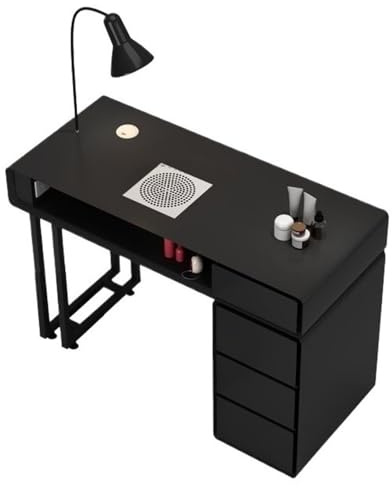 Tavolo professionale per manicure con armadietto e cassetti, stazione per unghie per salone spa per uso domestico e tecnico delle unghie
