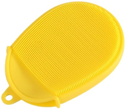 Silicone Sponges for Dishes - Double-Sided Silicone Sponge Dish Brush,Reusable Dishwashing Scrub Brush Household Tools for Counters Sinks Grills Countertops Stoves Pans Oven Racks