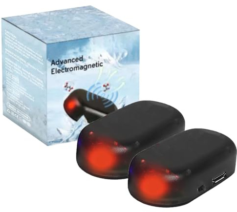 2 Pcs Electromagnetic Car Deicer, Car Advanced Electromagnetic Antifreeze Snow Removal Device, Windshield Snow Removal Instrument for Both Indoor & Outdoor Use (#C)