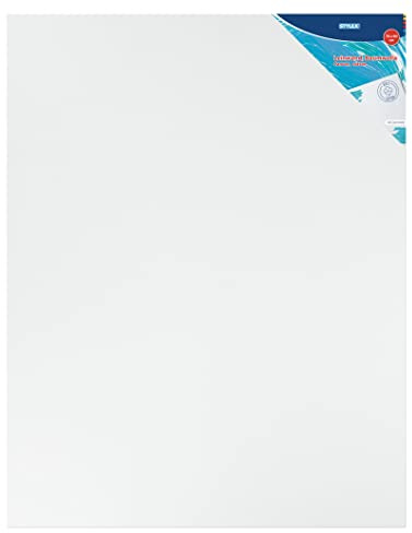 Stylex 28665 – kilram 70 x 90 cm, med duk av 100 procent bomullstyg, grundad, häftad på baksidan, för olja, akryl och temperaturfärger, gouache – målning