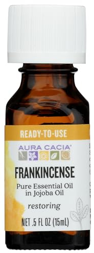 AURA CACIA Frankincense In Jojoba Oil, 0.5 FZ