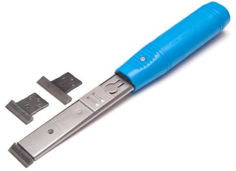 RALI Shark L Professional Wood Chisel Set for Woodworking with 3 Interchangeable Blades 25, 30, and 40mm | Resistant Plastic Between -20 and +60 °C | Woodworking Chisel for Carve, Scrape, and Cut