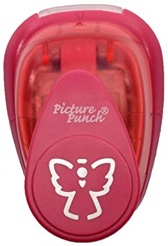 Vaessen Creative Perforadora de Papel, Ángel, Efecto 3D, 2,5 cm, Para Proyectos DIY, Scrapbooking, Creación de Tarjetas y Más