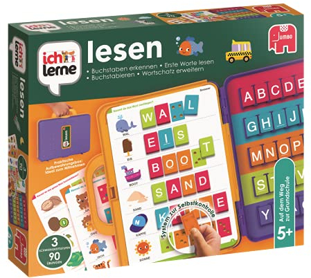 Jumbo Spiele - Ich lerne Lesen - Lernspiele ab 5 Jahren - für 1 Spieler - Vorschule Kindergarten