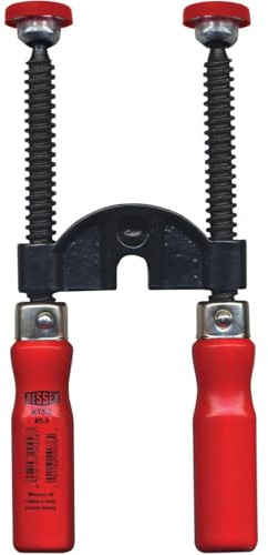 Bessey Kt5-2 2 Spindelkantenklemme zur Verwendung mit Klemmschienen bis 1/2 Zoll