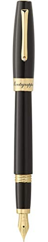 Montegrappa Füllhalter Felicità Yellow Gold pl. & Black