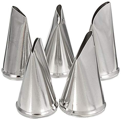 Rose Petal Nozzles,DIY Stainless Steel Icing Piping Nozzle,Cake Decoration Icing Tips Ideal Pastry DIY Tools Kit