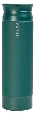 FORME - Blender Shaker Bottle, Leakproof Double Insulated Stainless Steel, Noiseless Shaker Bottle for Hot & Cold Drinks with Supplement Storage, Ideal for Protein & Shakes (Jungle, 16.9 ounces)