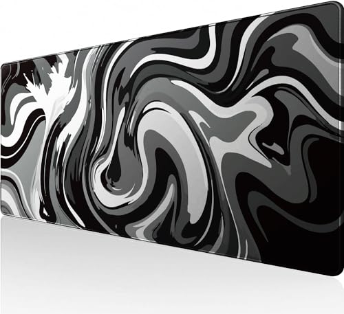 Rcege Tapis de Souris Grand Format pour Bureau - Tapis de Jeu avec Base antidérapante et Bords Cousus, Tapis pour Clavier et Souris