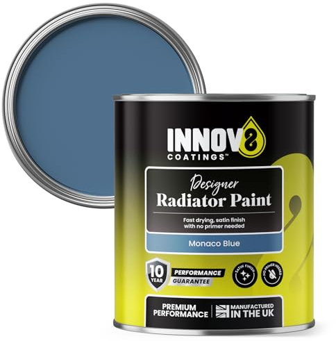 INNOV8 COATINGS RADIATOR PAINT - 750 ml - Satin - Fast Dry (Monaco Blue)