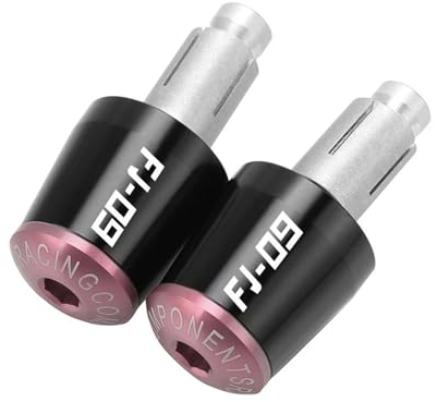 BCOTNHZT Motorrad Lenkerenden FÜR YAMAHA FJ09 FJ-09 2014-2018 2019 2020 2021 2022 2023 2024 Lenker Stecker Slider Griff Bar Kappe End Stecker(Pink)