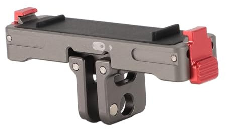 Asixxsix Magnetic Quick Release Mount for GO3S GO3 Action Camera, Foldable Aluminum Alloy Quick Release Base, Sport Camera Quick Release Magnetic Adapter Mount Bracket with 1/4 Inch Thread