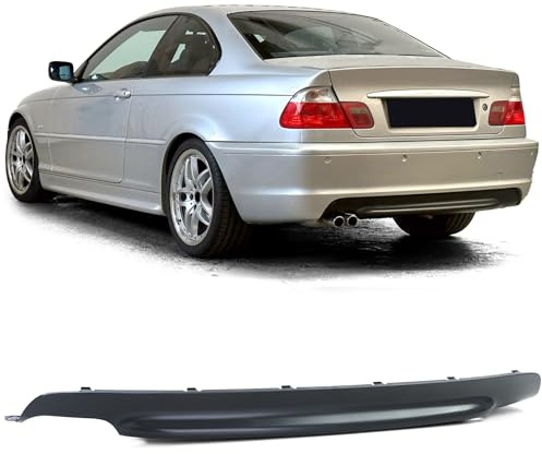 Heckdiffusor Schwarz passt für BMW E46 M-Paket Coupe Cabrio Limousine Touring