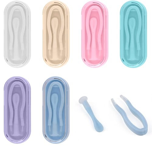 CJQRL 6 Pezzi Lenti a Contatto, Pinzette per Lenti a Contatto, Ventosa Lenti a contatto, Strumento per la Rimozione Delle Lenti a Contatto, per Applicare e Rimuovere Facilmente le Lenti a Contatto