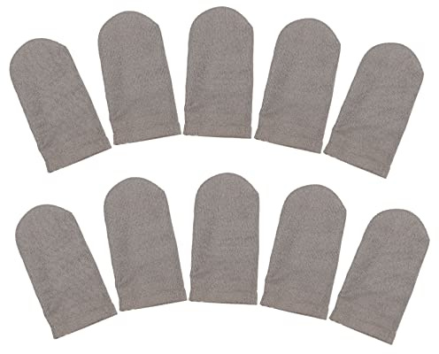 Uonlytech Gaming Fingerhüllen 10 Stück aus Nylon für Touchscreen | Schweißabweisend, Kompakt und Leicht, Vermindert Reibung und Bedienfehler bei Nutzung