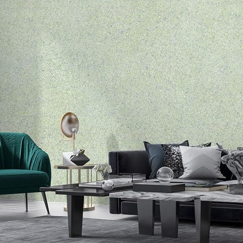 Belka B43 Pastell Grüne Tapete - Reine Baumwolle - Langlebig - Selbstklebend - Wärme- & Schalldämmend - Modern & Stilvoll, DIY Öko & Natürlich | ca. 15 qm (m²)