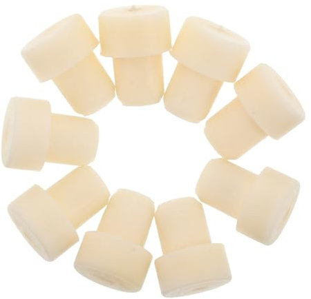 HONITANO 10pièces Bouchons Verre Miniatures pour Bouteilles Bouchons Étanches pour Vin Et Huiles Essentielles Scellement pour Conserver Les Arômes