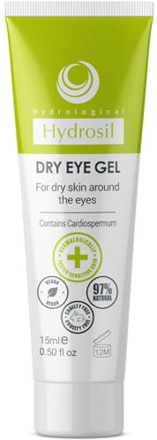 Hydrosil Dry Eye Gel 15ml – Soothing Gel for Dry, Itchy, Flaky Eyelids – Non-Greasy, Fragrance-Free, Suitable for Sensitive Skin – Made in Britain (15 ml)