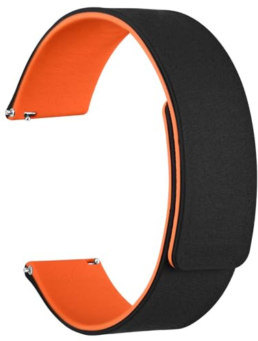 WOCCI Magnetic Watch Straps, Wood Grain Silicone, Quick Release, Compatible Watch Lug 20mm 22mm