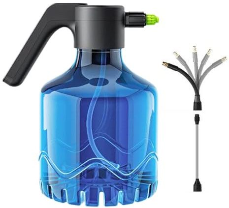 CGACCSD Spruzzatore Elettrico 2 Litri | Spruzzatore Portatile Per Diserbo - Portatile con Ricarica USB | Per Diserbo Esterno Interno Piante Finestre Cura Animali Serra Giardino Prato