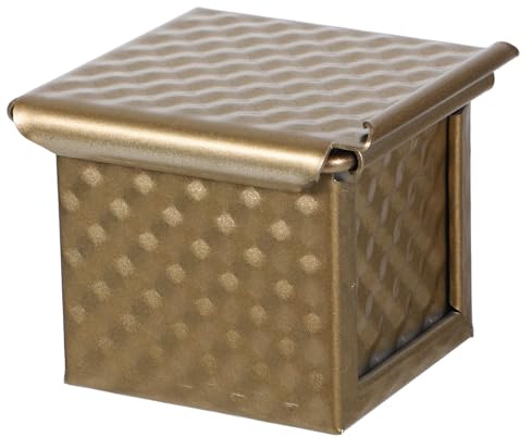Gatuida Stampo Quadrato per Pane e Dolci in Alluminio Antiaderente con Coperchio Teglia da Forno Robusta per Toast e Cake DIY Resistente e Facile da Usare