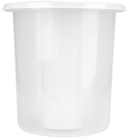 Rasierte Eisformen, Eisbecher, Eiskübel, transparent, wiederverwendbar, nachfüllbar, Kunststoffbehälter für Cocktails, Smoothies, Schneekegel, transparent, 17,5 x 17 x 13 cm, 277 g